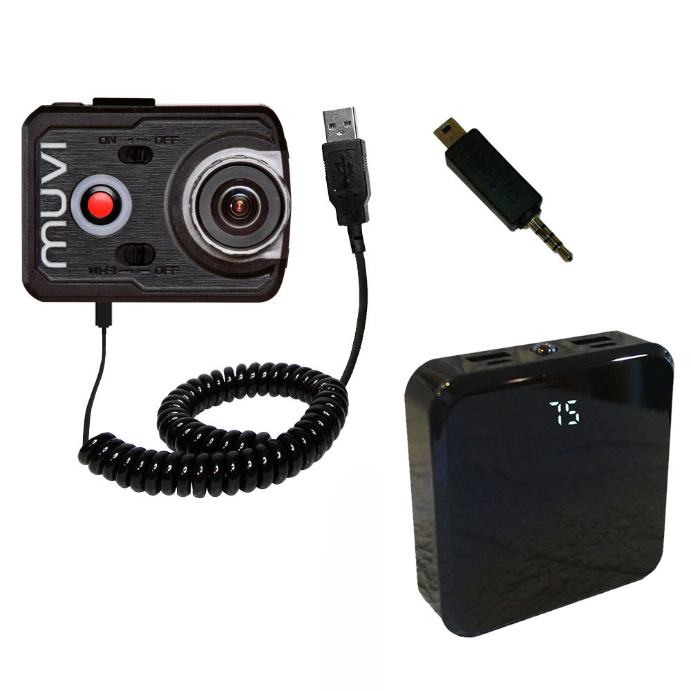 Rechargeable Pack Charger compatible with the Veho Muvi K2 VCC-006