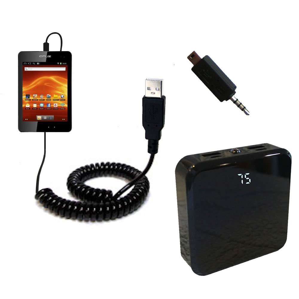 Rechargeable Pack Charger compatible with the Velocity Micro Cruz T408