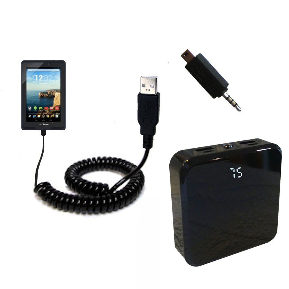 Rechargeable Pack Charger compatible with the Verizon Ellipsis 7