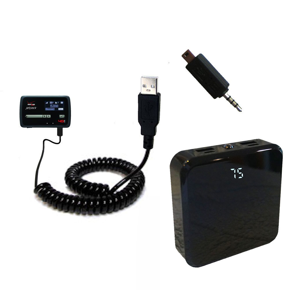 Rechargeable Pack Charger compatible with the Verizon Jetpack