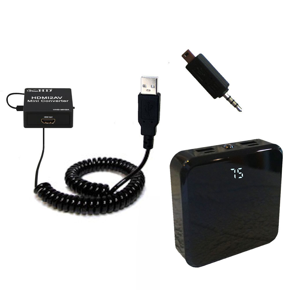 Rechargeable Pack Charger compatible with the ViewHD HDMI AV Converter