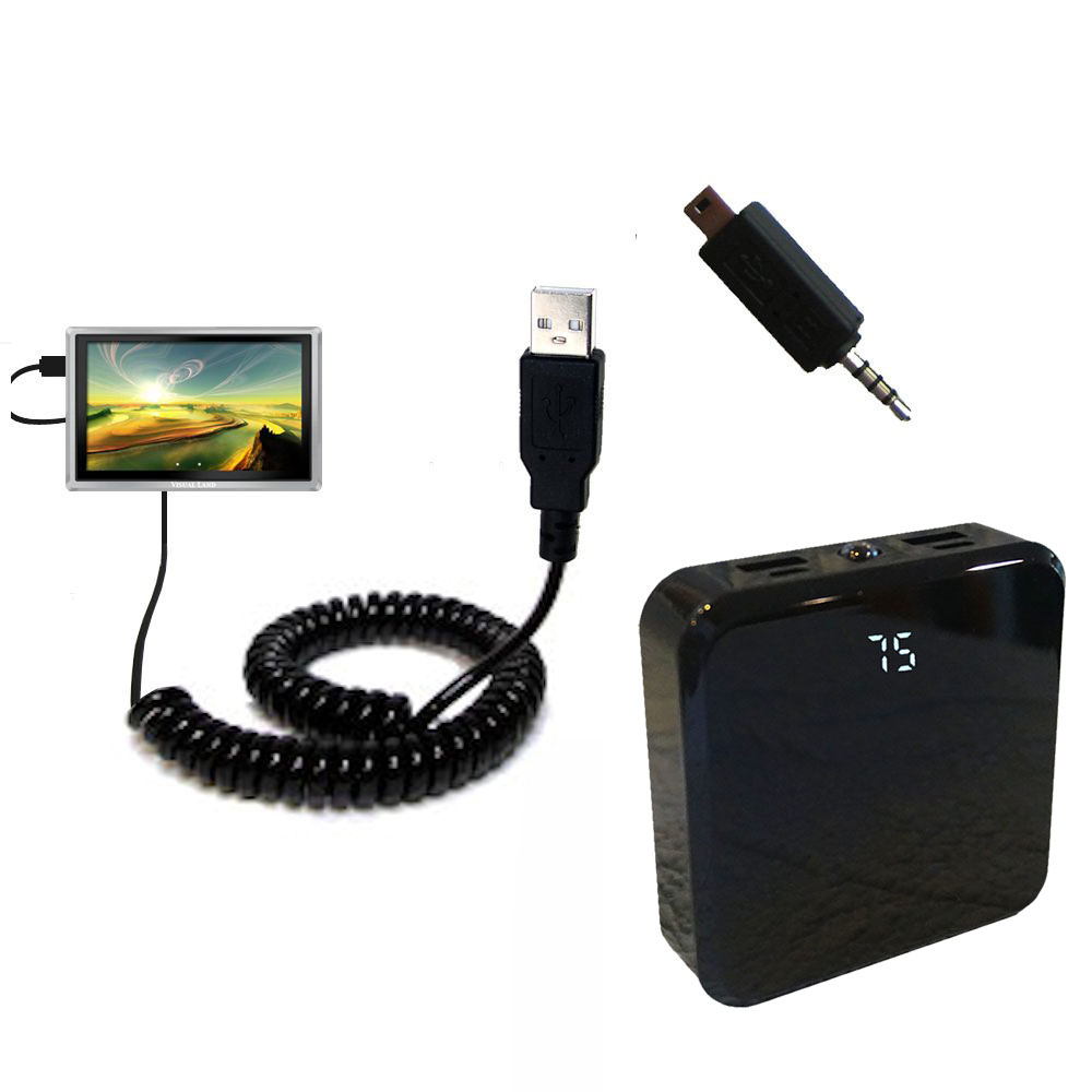 Rechargeable Pack Charger compatible with the Visual Land Impulse VL-906