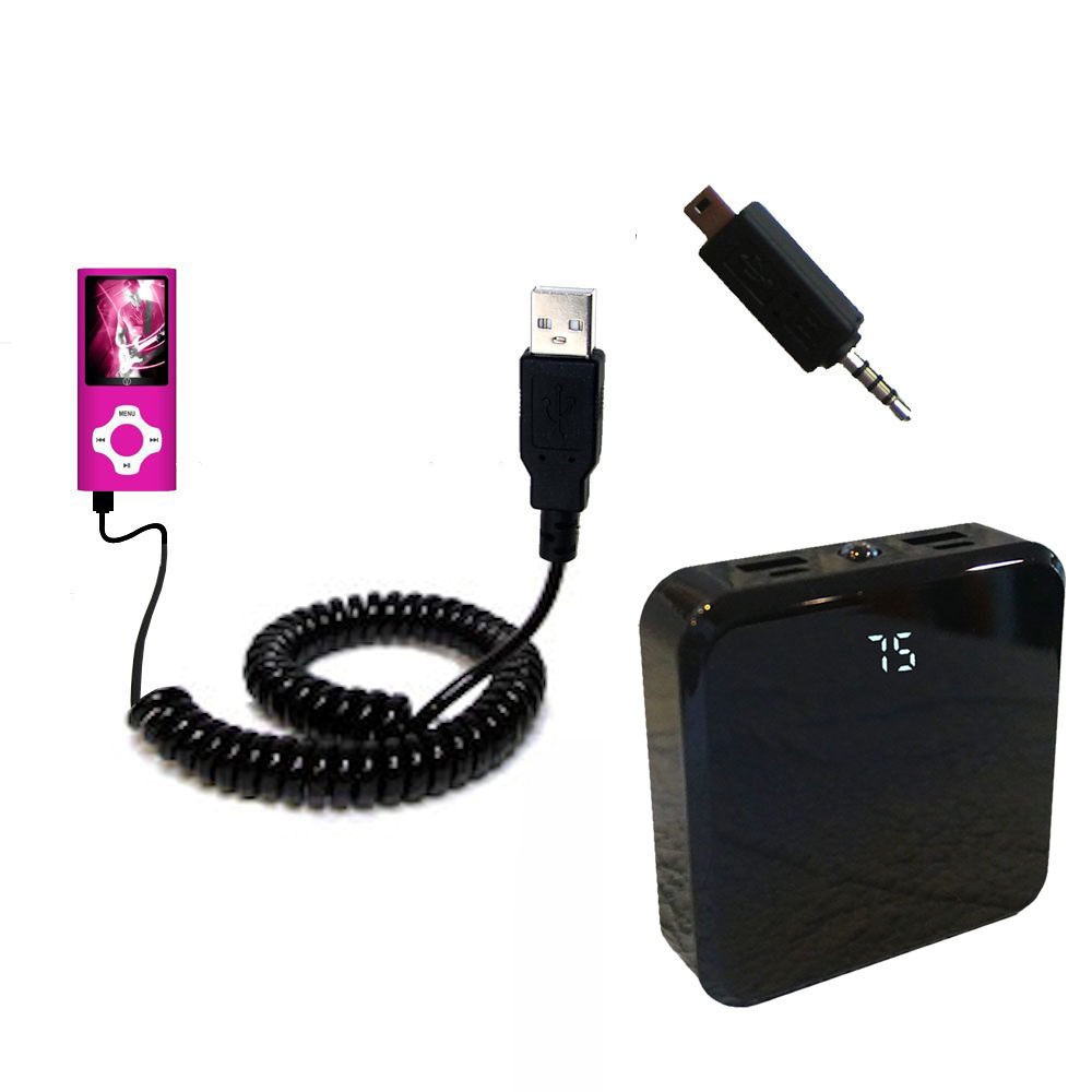 Rechargeable Pack Charger compatible with the Visual Land Rave VL-607