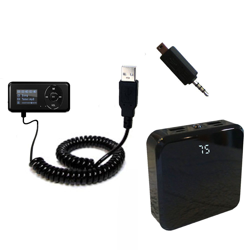 Rechargeable Pack Charger compatible with the Visual Land V-Clip Pro ME-903