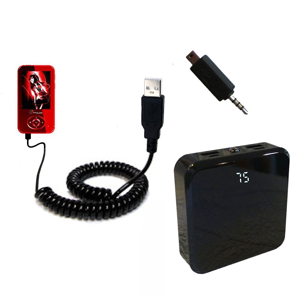Rechargeable Pack Charger compatible with the Visual Land V-Motion Pro ME-904
