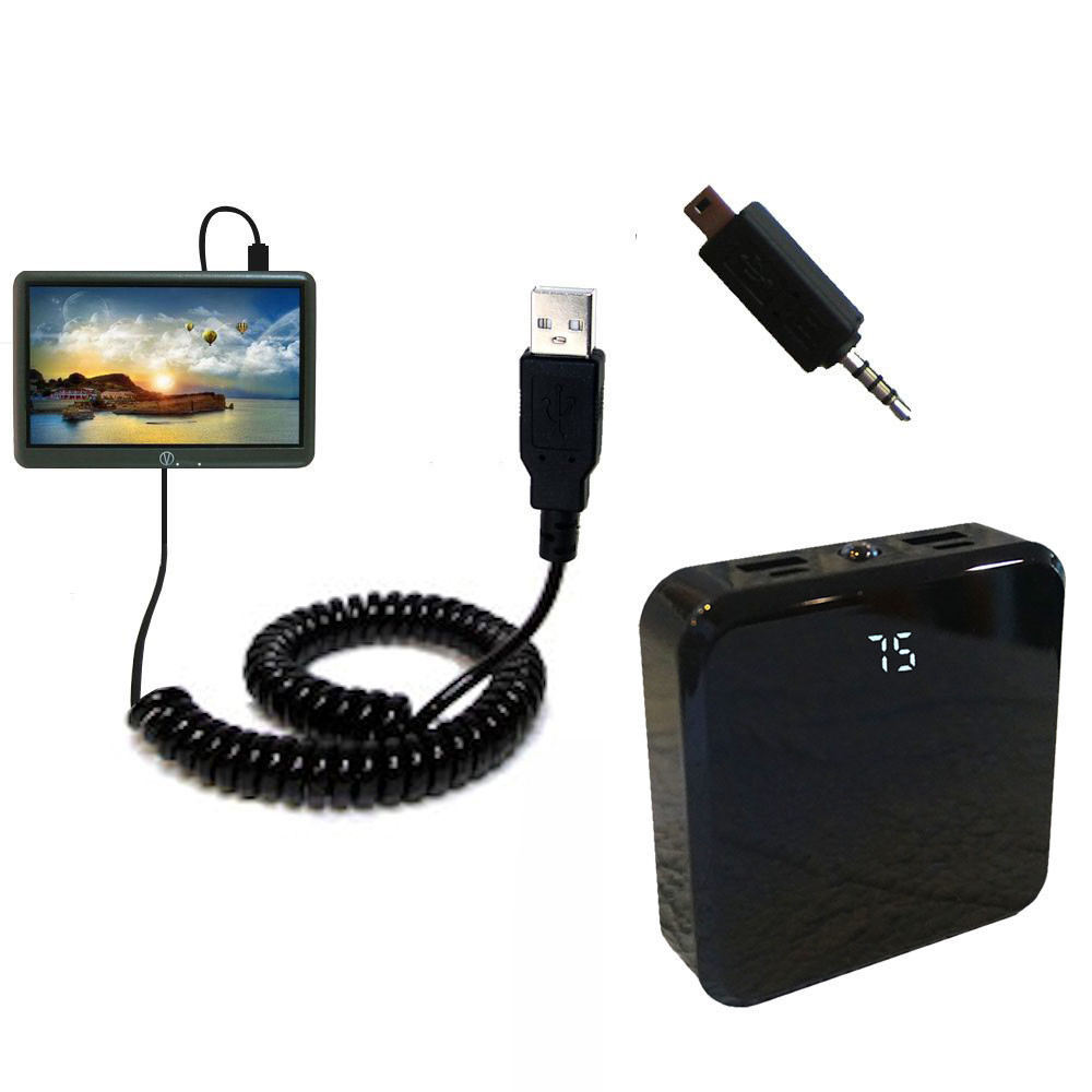Rechargeable Pack Charger compatible with the Visual Land V-Tap VL-902