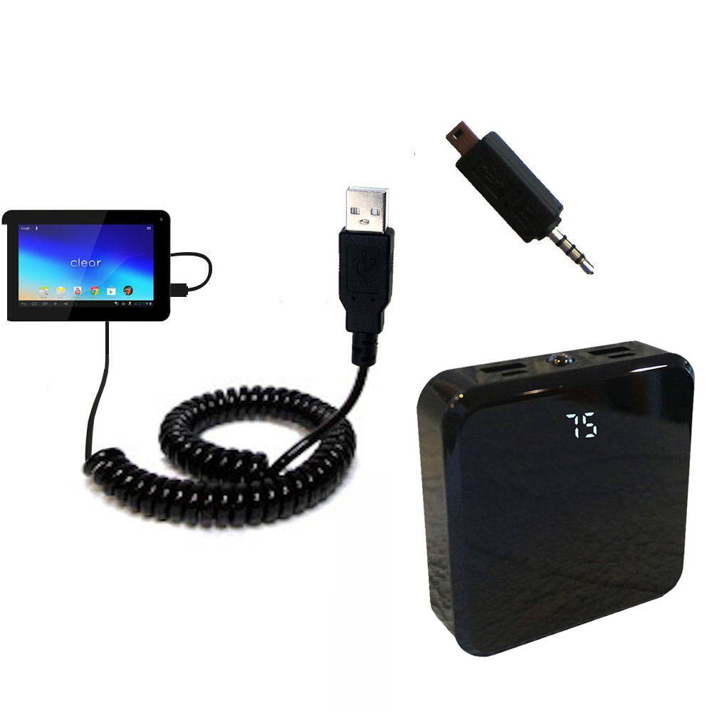 Rechargeable Pack Charger compatible with the Wintec Filemate Clear 7 X2 X4 T720