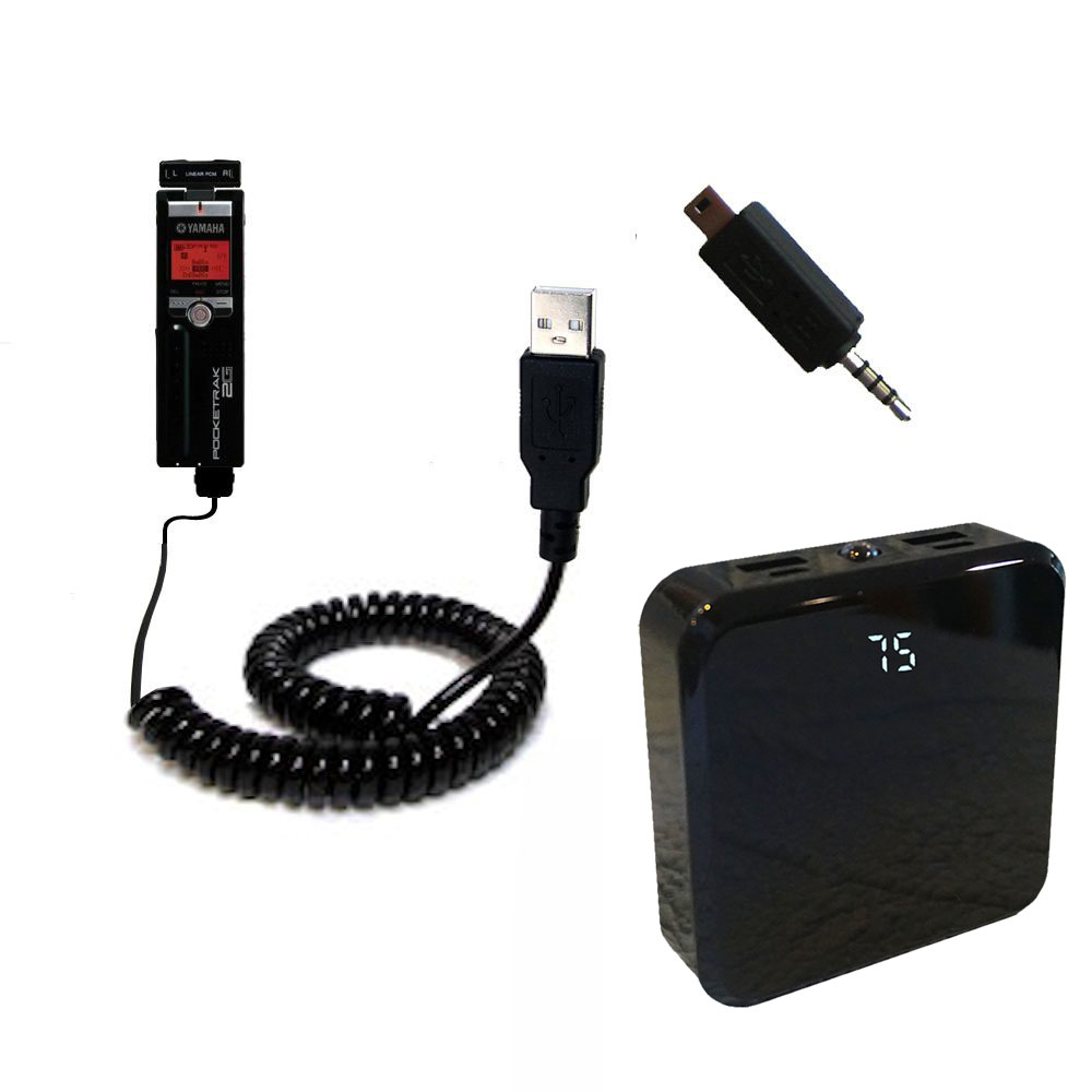 Rechargeable Pack Charger compatible with the Yamaha Pocketrak 2G