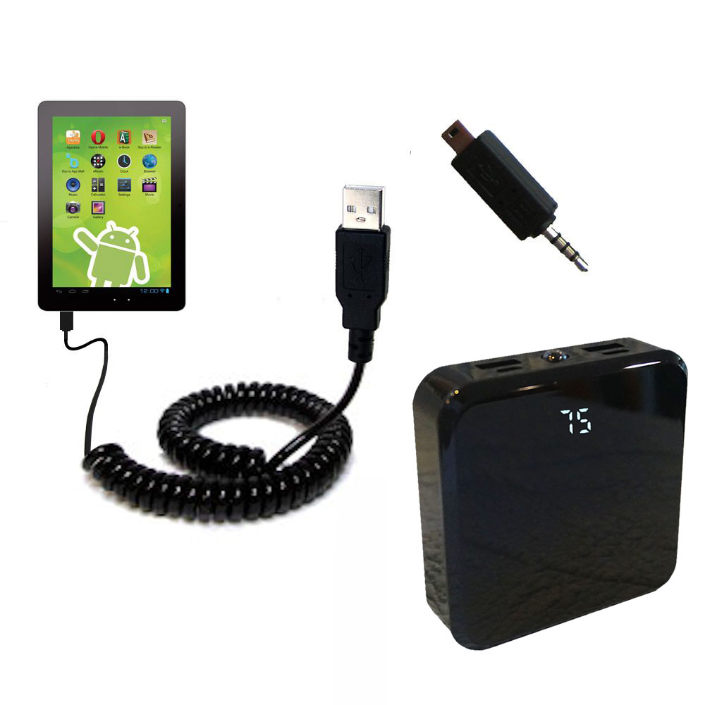 Rechargeable Pack Charger compatible with the Zeki Android Tablet TBDB863B