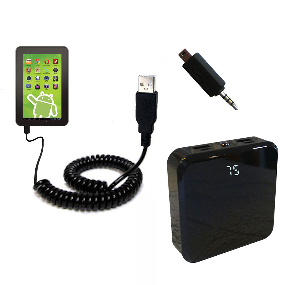 Rechargeable Pack Charger compatible with the Zeki Android Tablet TBQ1063B