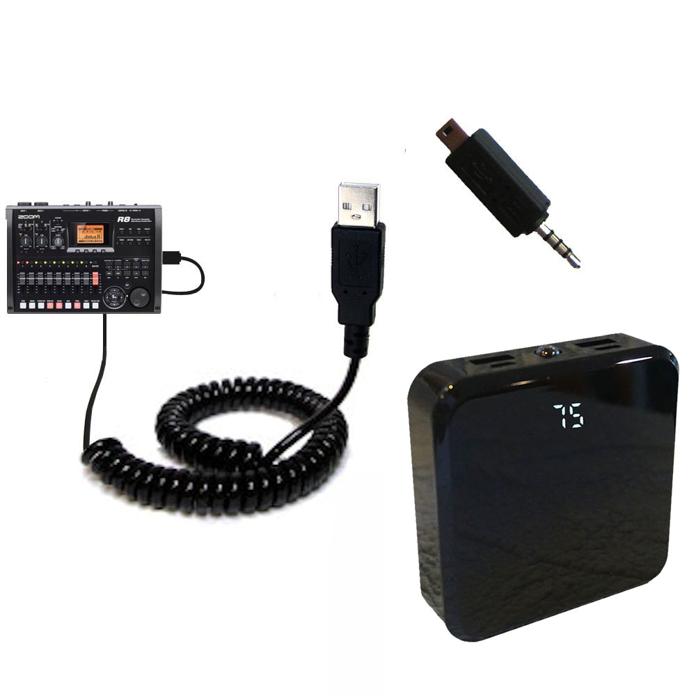 Rechargeable Pack Charger compatible with the Zoom R8