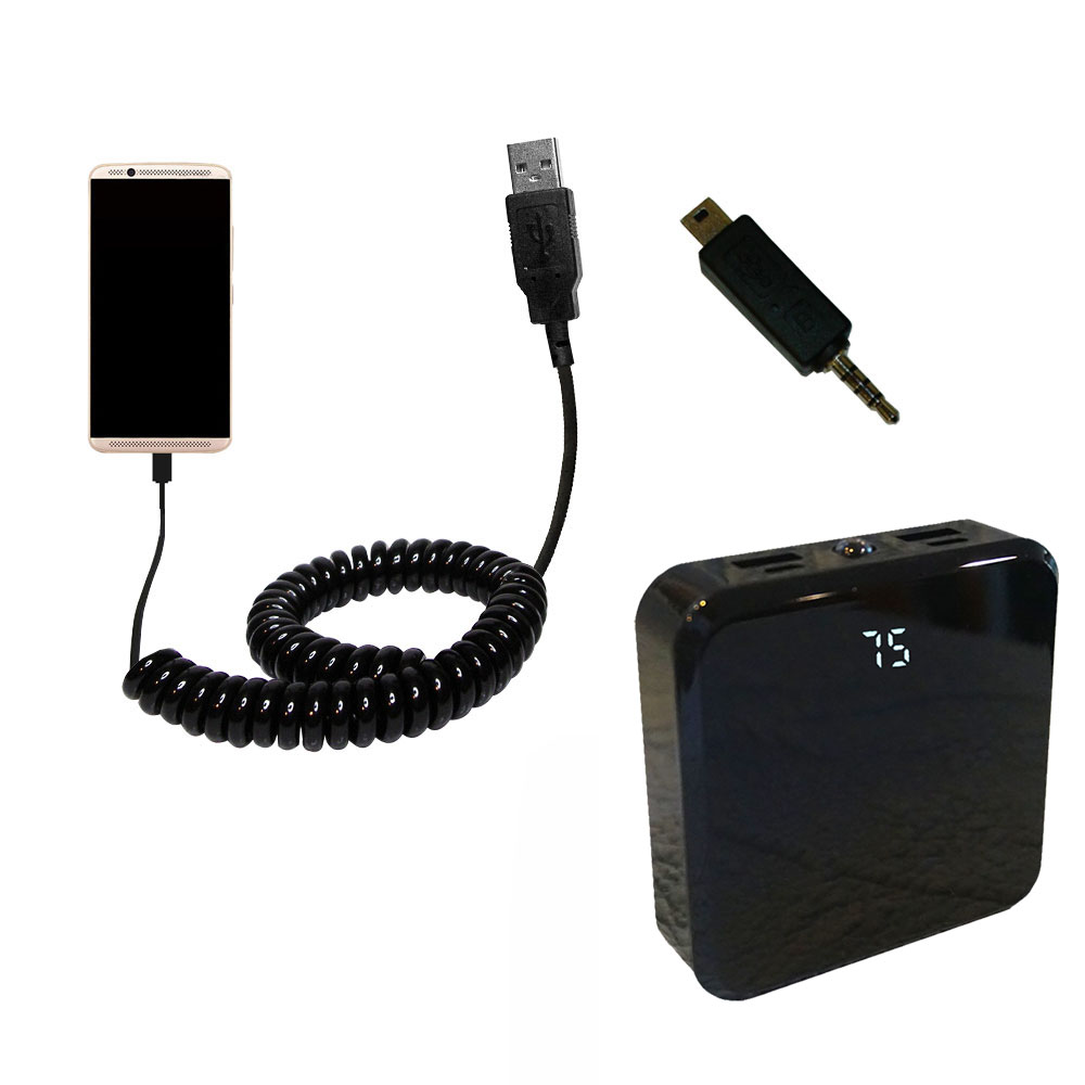 Rechargeable Pack Charger compatible with the ZTE AXON 7