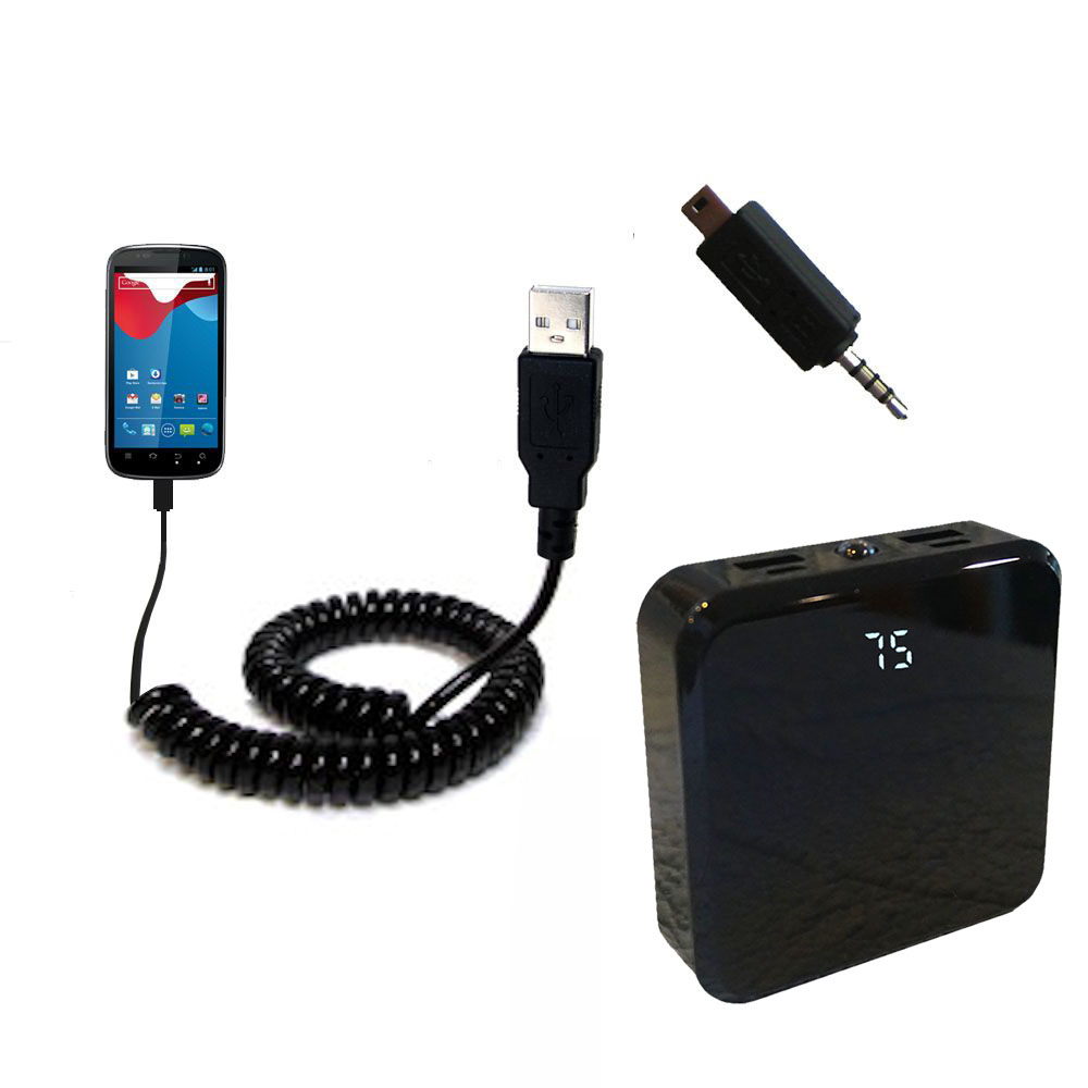 Rechargeable Pack Charger compatible with the ZTE Grand X