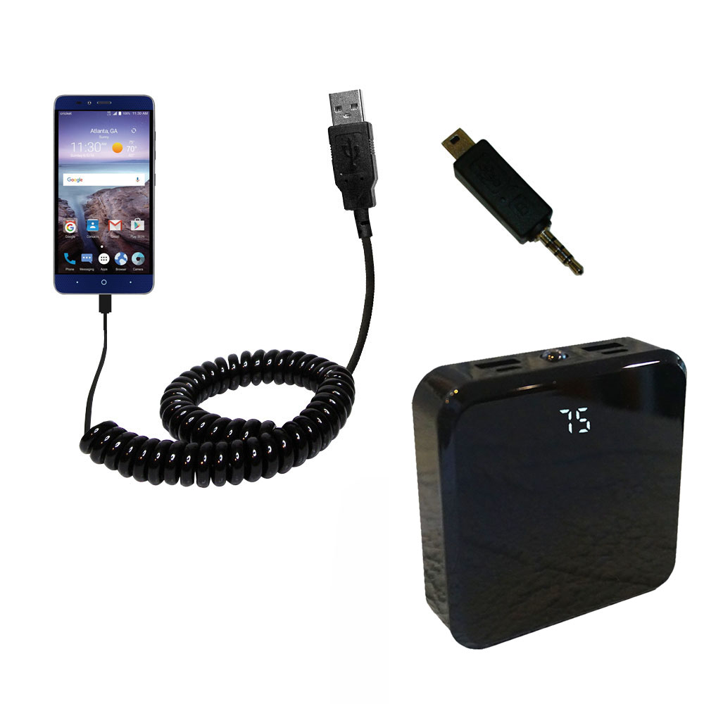 Rechargeable Pack Charger compatible with the ZTE Grand X Max 2