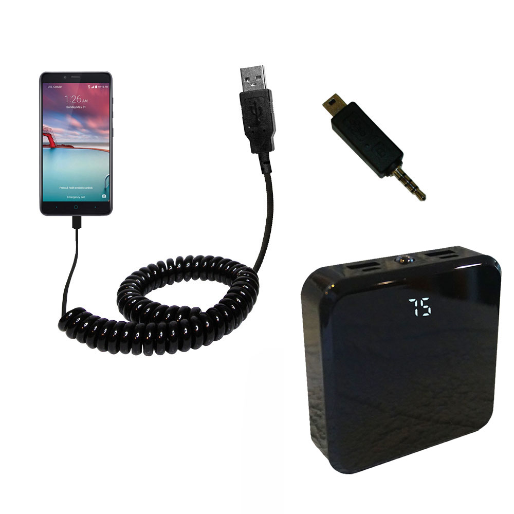 Rechargeable Pack Charger compatible with the ZTE Imperial Max