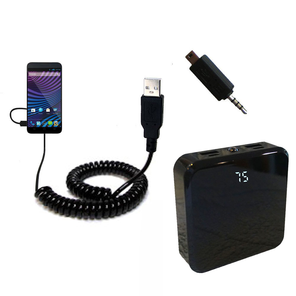 Rechargeable Pack Charger compatible with the ZTE Vital