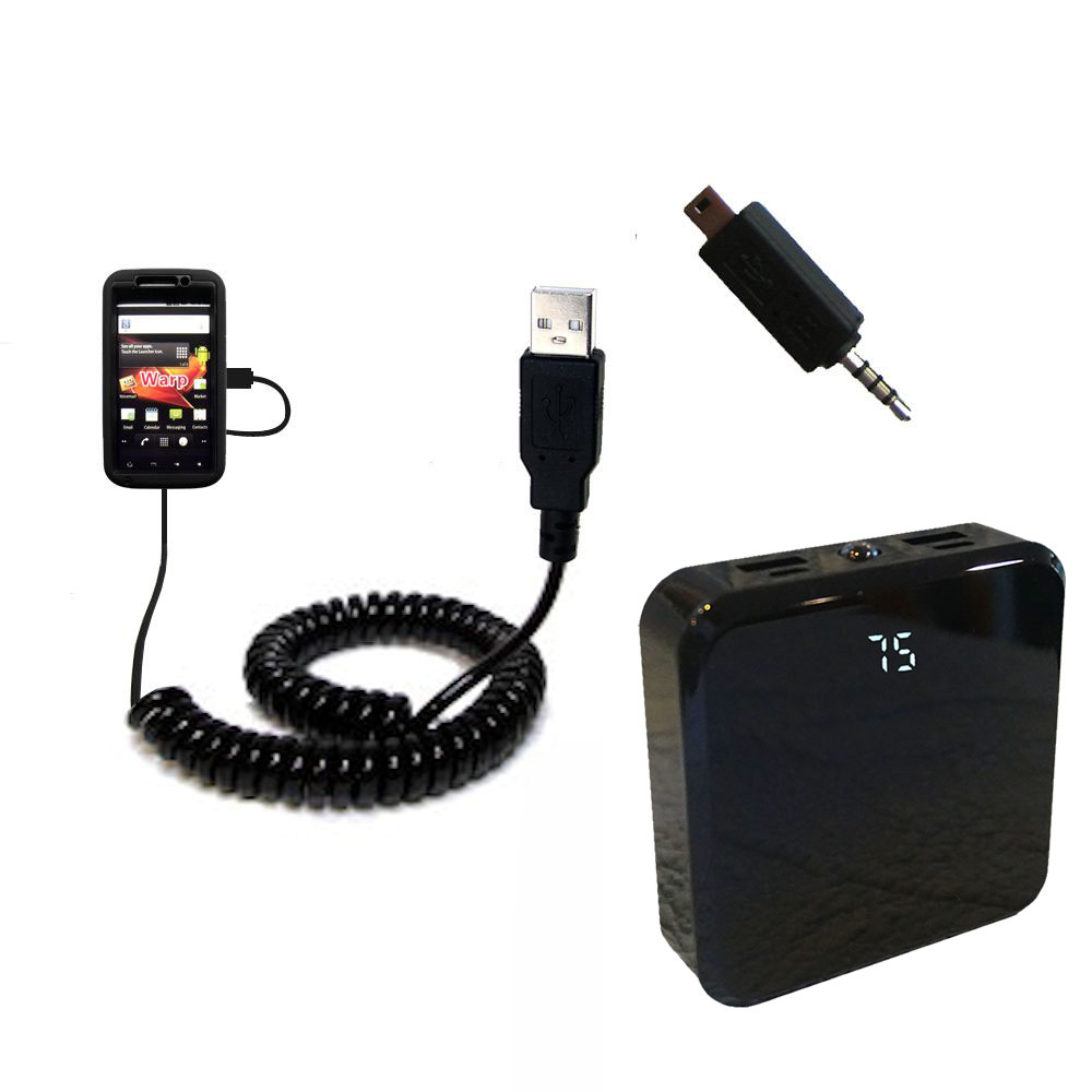 Rechargeable Pack Charger compatible with the ZTE Warp / N860