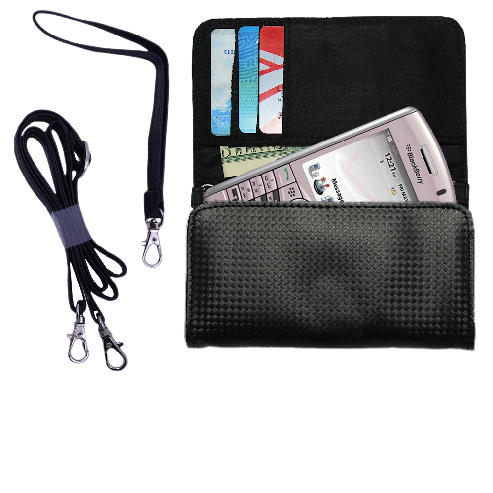 Purse Handbag Case for the Blackberry 8130  - Color Options Blue Pink White Black and Red