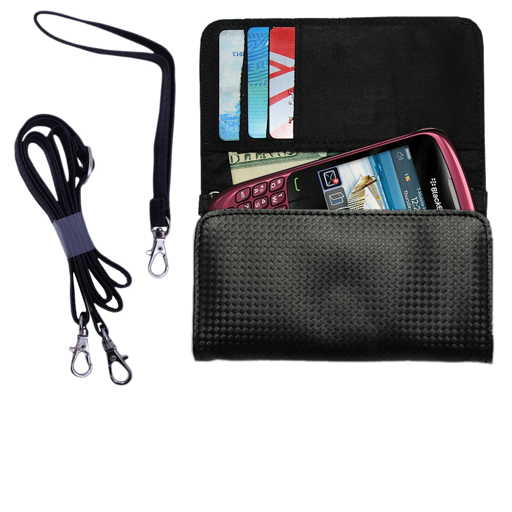 Purse Handbag Case for the Blackberry Gemini  - Color Options Blue Pink White Black and Red