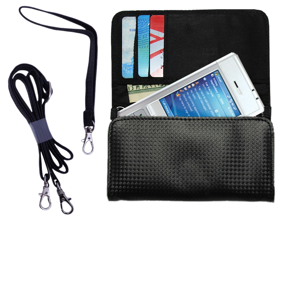 Purse Handbag Case for the Gigabyte GSmart i300  - Color Options Blue Pink White Black and Red