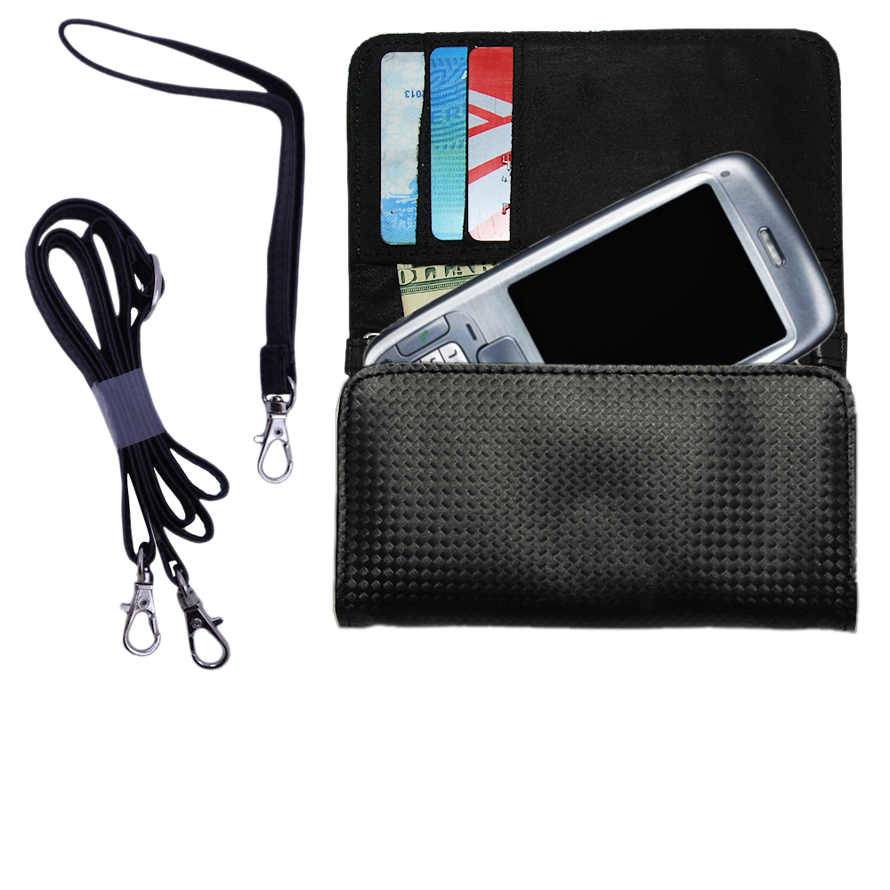 Purse Handbag Case for the HTC 5800  - Color Options Blue Pink White Black and Red