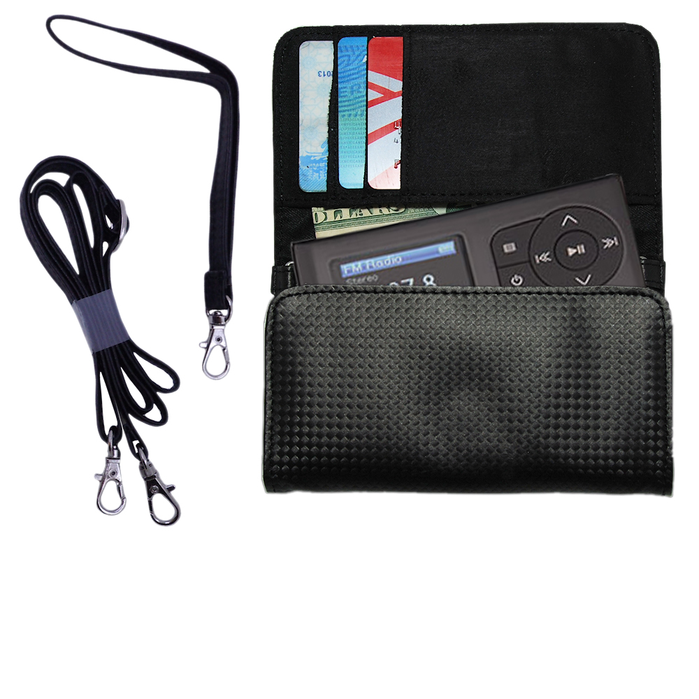 Purse Handbag Case for the Insignia NS-DA2G Sport  - Color Options Blue Pink White Black and Red