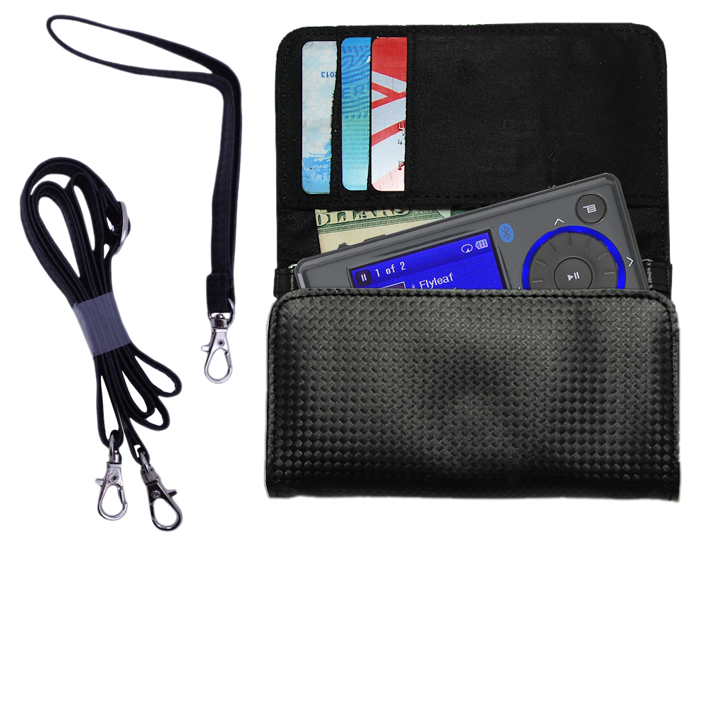 Purse Handbag Case for the Insignia Sport 1GB 2GB  - Color Options Blue Pink White Black and Red