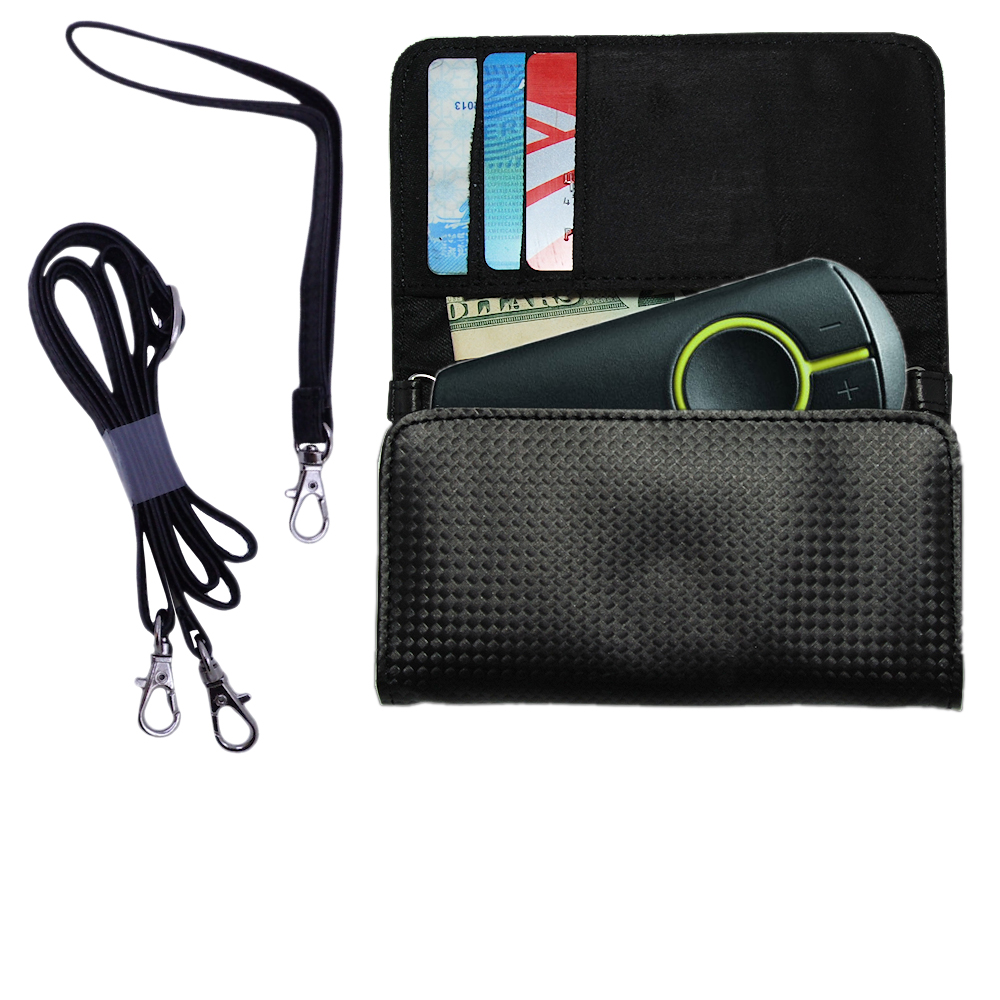 Purse Handbag Case for the Jabra BT2070  - Color Options Blue Pink White Black and Red