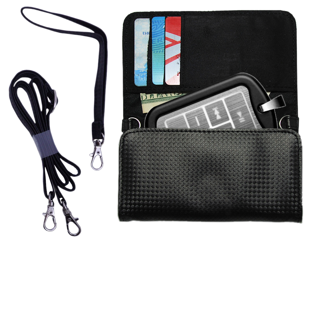 Purse Handbag Case for the Jabra BT3030  - Color Options Blue Pink White Black and Red