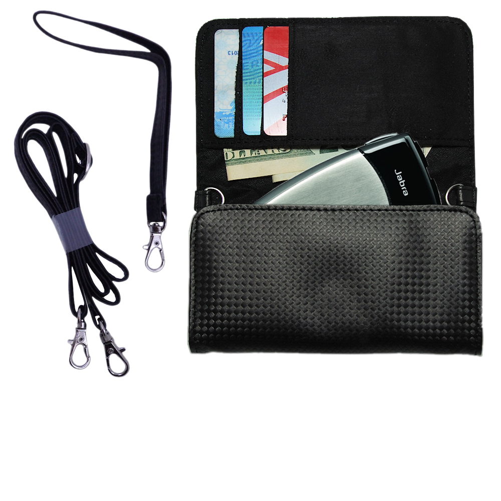 Purse Handbag Case for the Jabra JX20  - Color Options Blue Pink White Black and Red