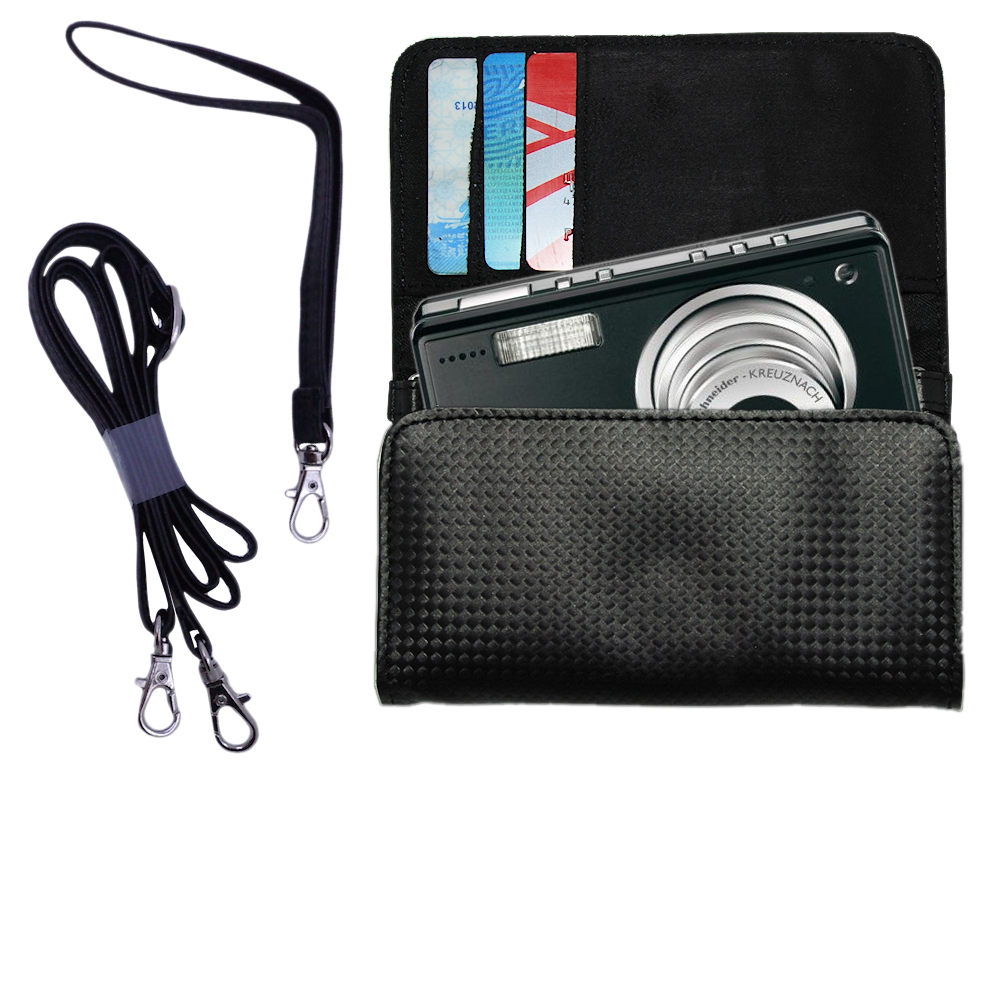 Purse Handbag Case for the Kodak Easyshare EKC-V603  - Color Options Blue Pink White Black and Red