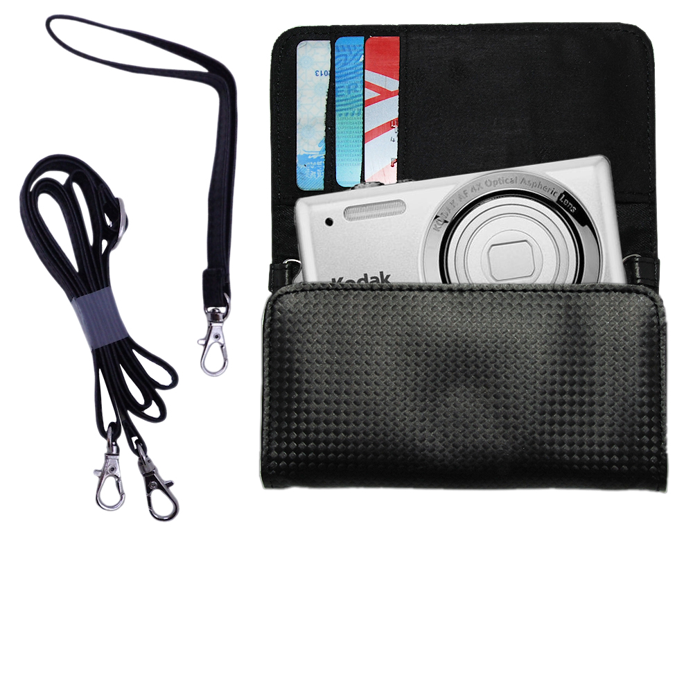 Purse Handbag Case for the Kodak EasyShare M341  - Color Options Blue Pink White Black and Red