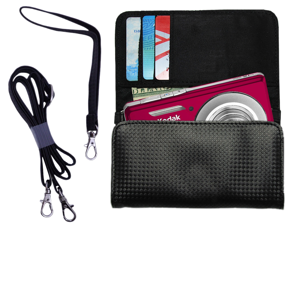 Purse Handbag Case for the Kodak EasyShare M420  - Color Options Blue Pink White Black and Red