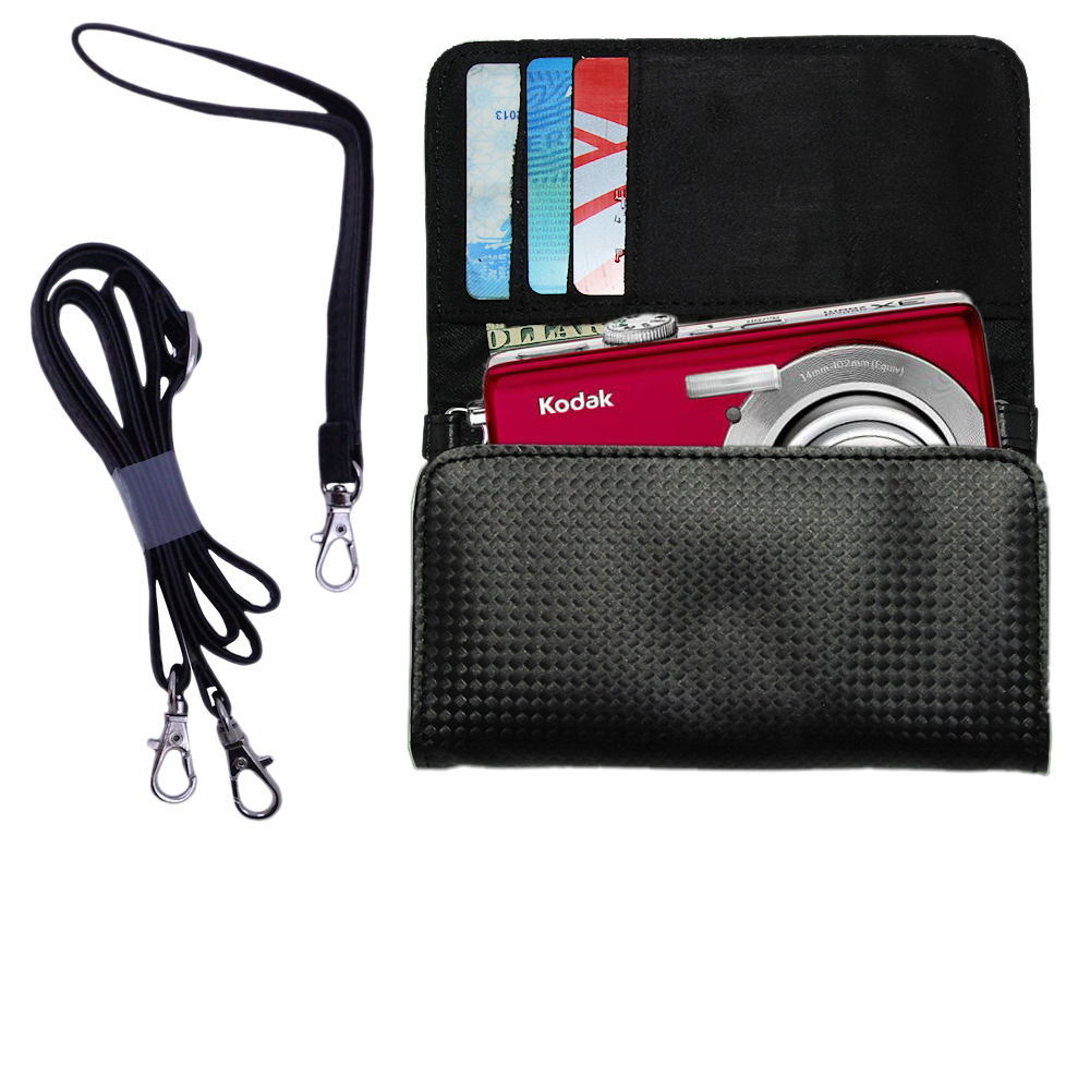 Purse Handbag Case for the Kodak M763  - Color Options Blue Pink White Black and Red