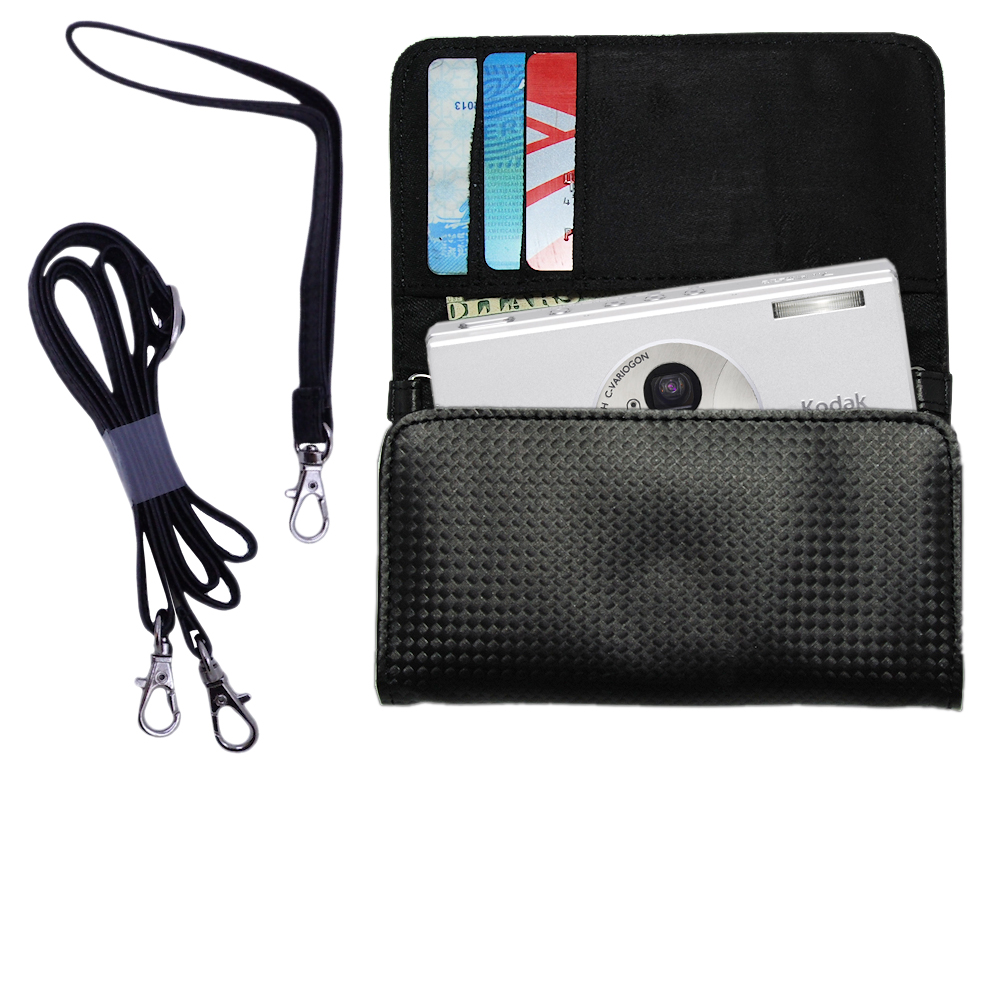 Purse Handbag Case for the Kodak V705  - Color Options Blue Pink White Black and Red