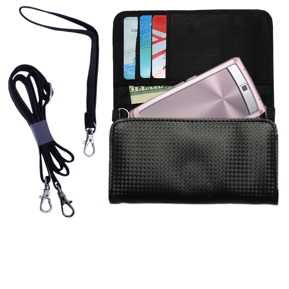 Purse Handbag Case for the LG KF300 K305  - Color Options Blue Pink White Black and Red