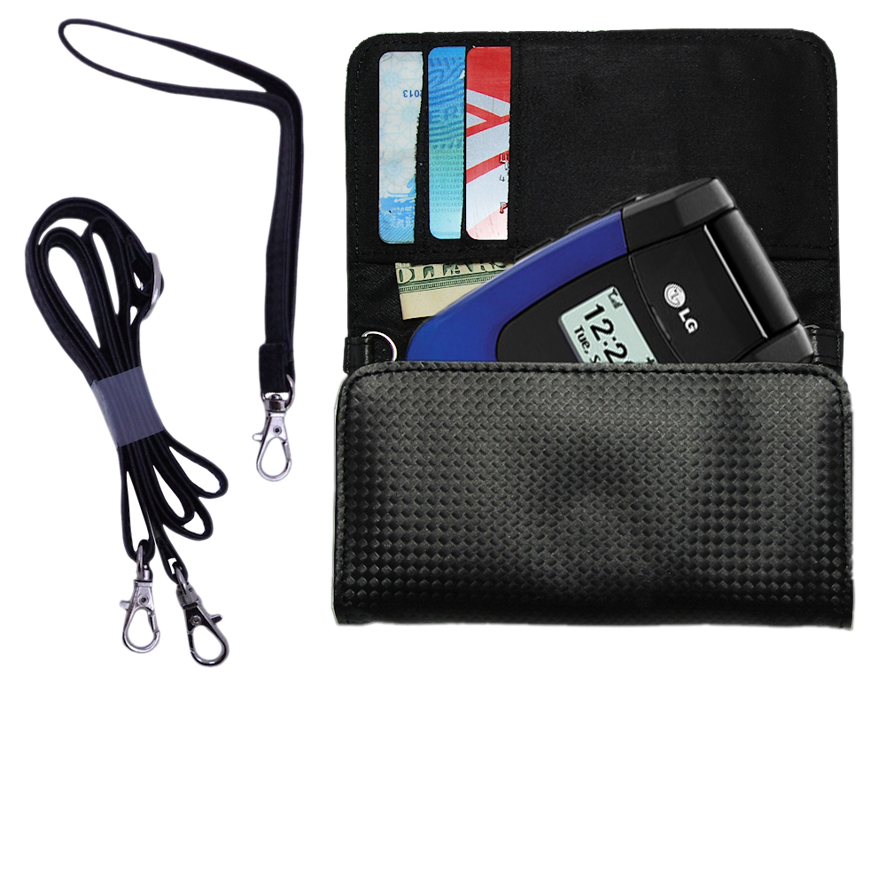 Purse Handbag Case for the LG LX150  - Color Options Blue Pink White Black and Red