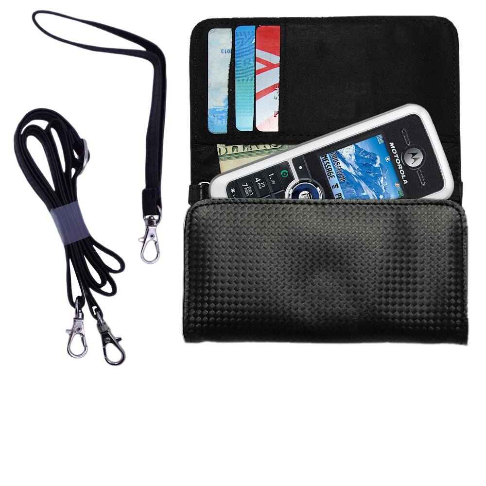 Purse Handbag Case for the Motorola C168 C168i  - Color Options Blue Pink White Black and Red