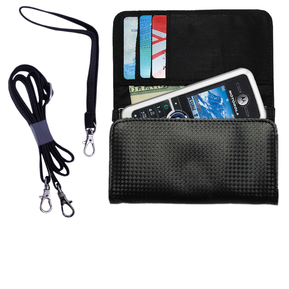 Purse Handbag Case for the Motorola c168i  - Color Options Blue Pink White Black and Red