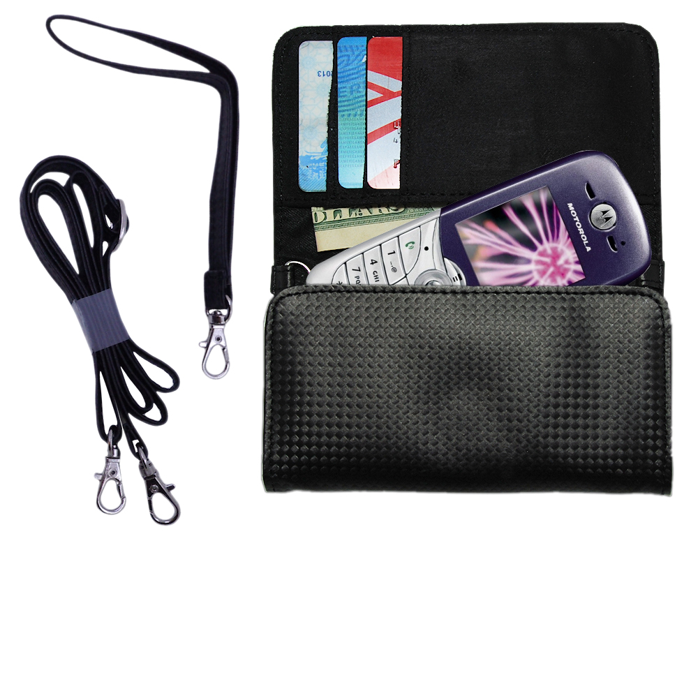 Purse Handbag Case for the Motorola C650  - Color Options Blue Pink White Black and Red