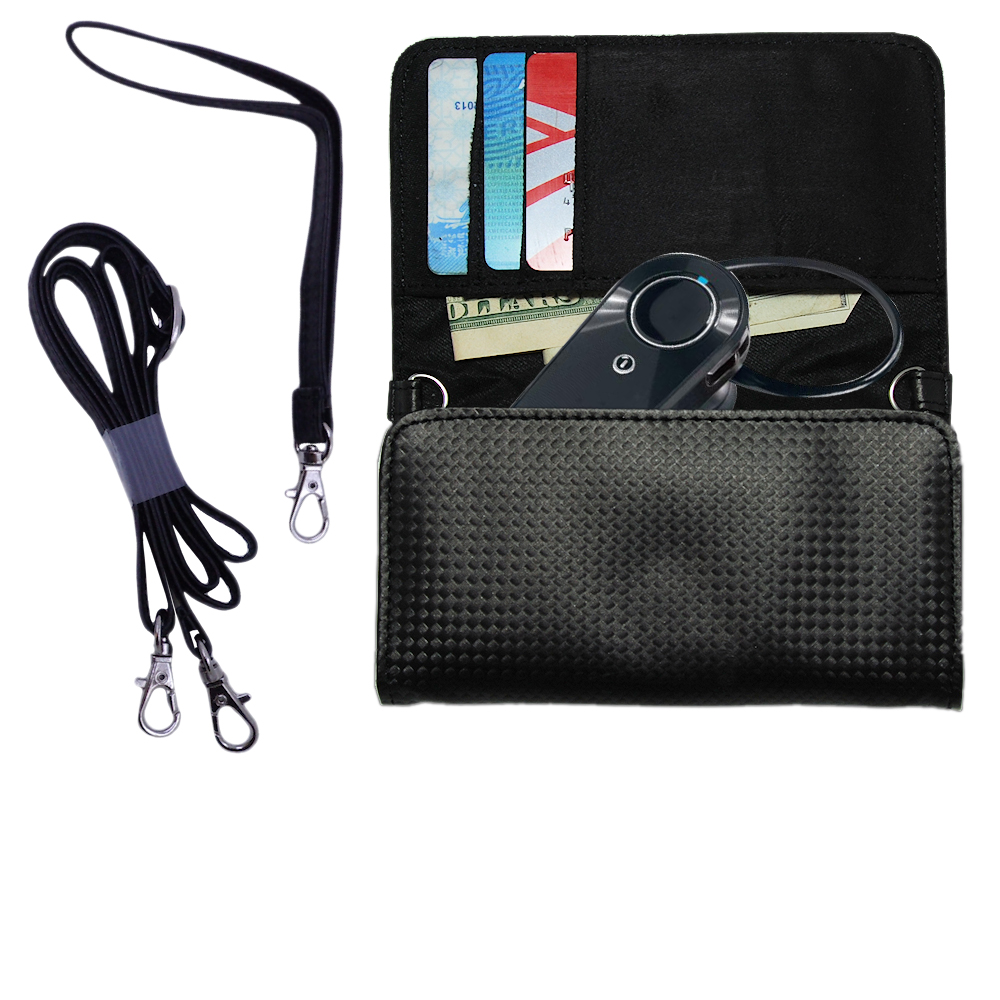 Purse Handbag Case for the Motorola H375 cradle  - Color Options Blue Pink White Black and Red