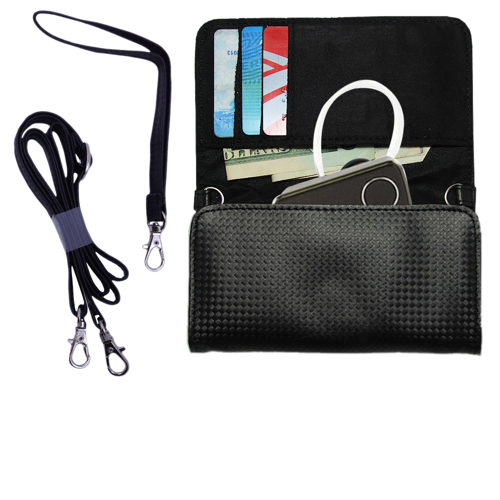 Purse Handbag Case for the Motorola H681 Cradle  - Color Options Blue Pink White Black and Red