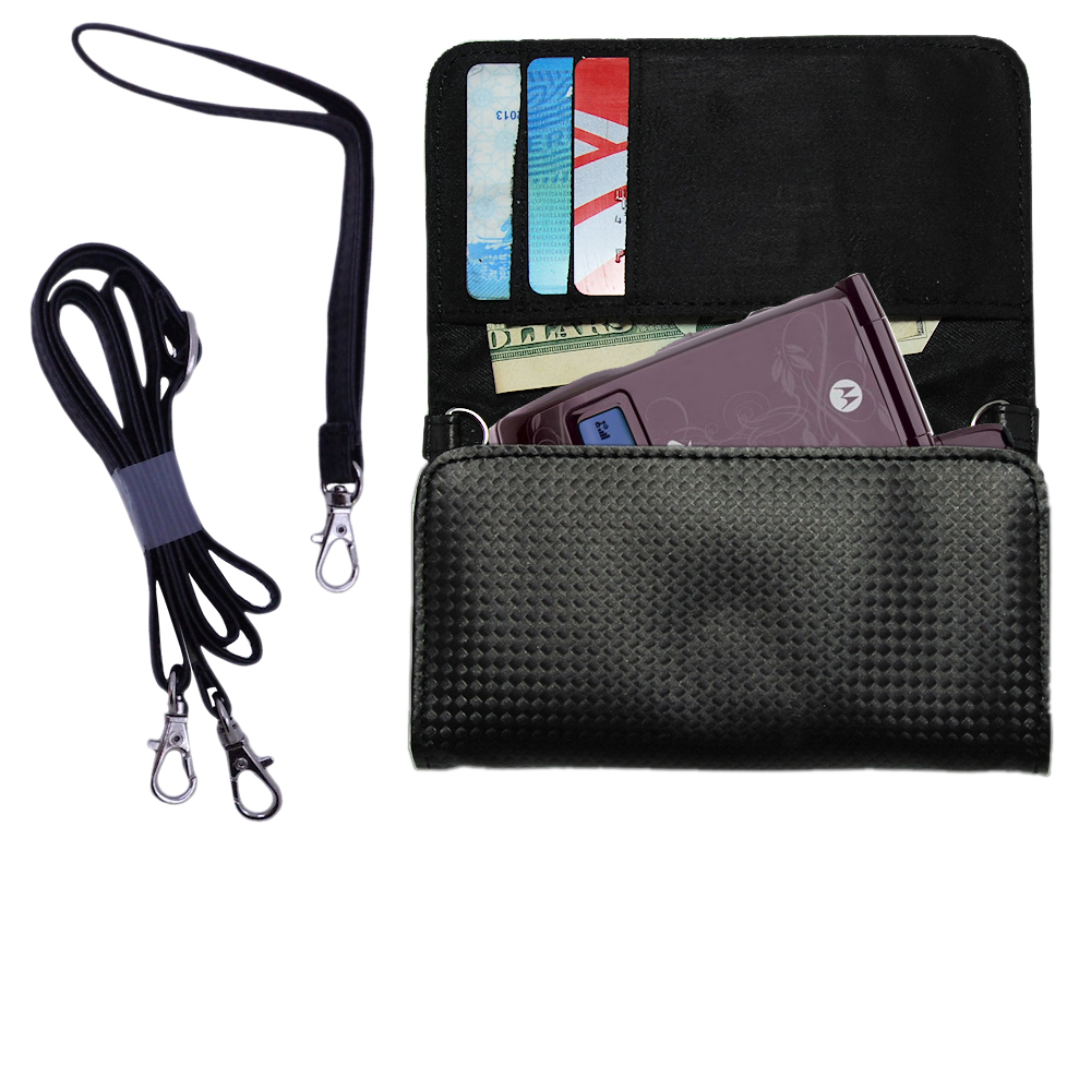 Purse Handbag Case for the Motorola i835w  - Color Options Blue Pink White Black and Red