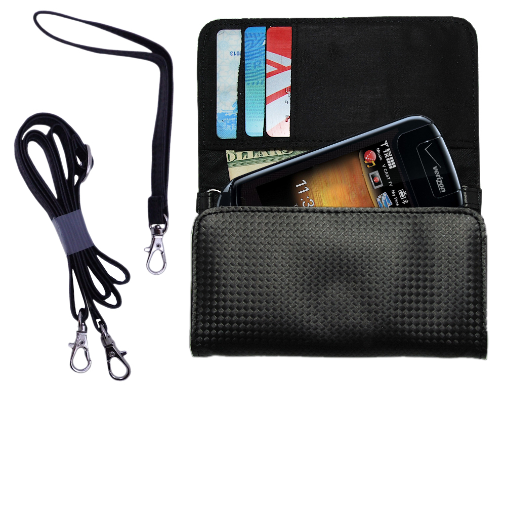 Purse Handbag Case for the Motorola Krave  - Color Options Blue Pink White Black and Red
