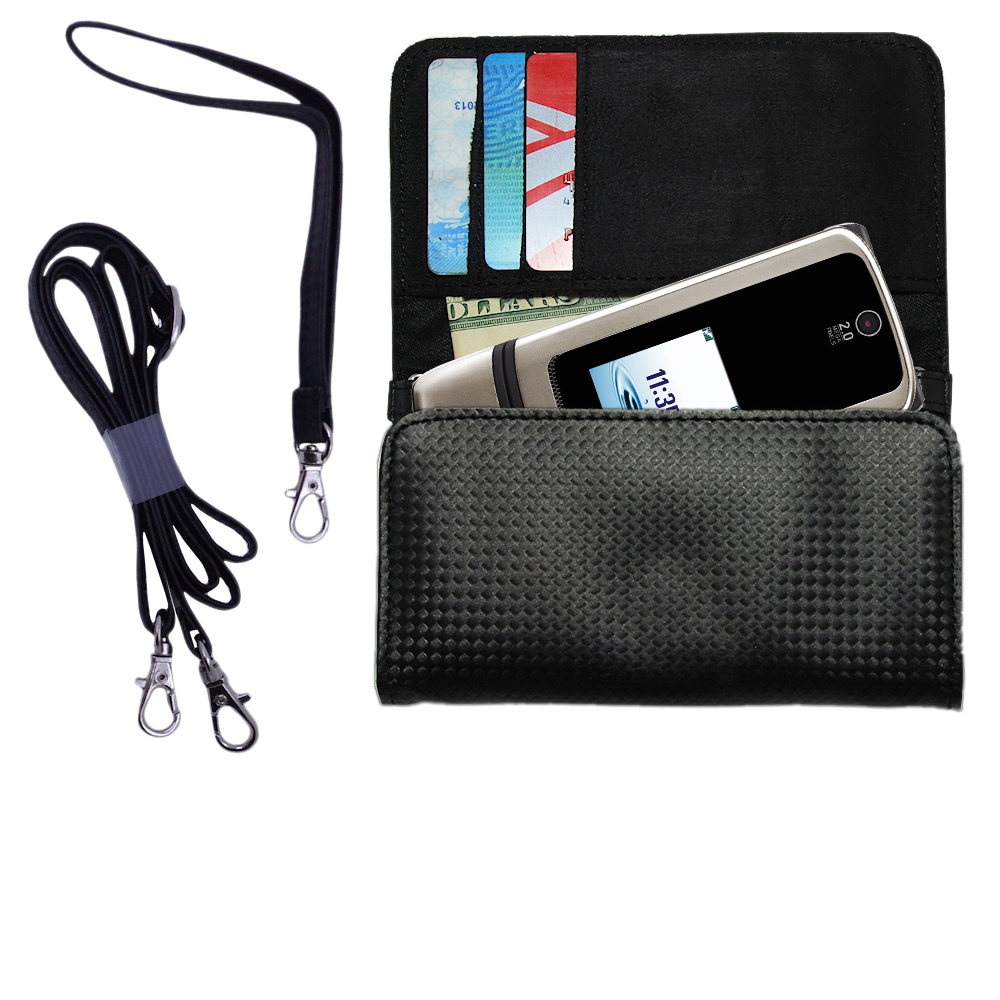 Purse Handbag Case for the Motorola KRZR K3  - Color Options Blue Pink White Black and Red