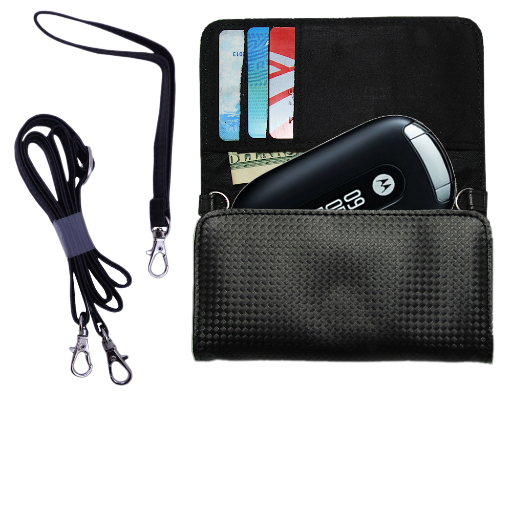 Purse Handbag Case for the Motorola PEBL U6  - Color Options Blue Pink White Black and Red