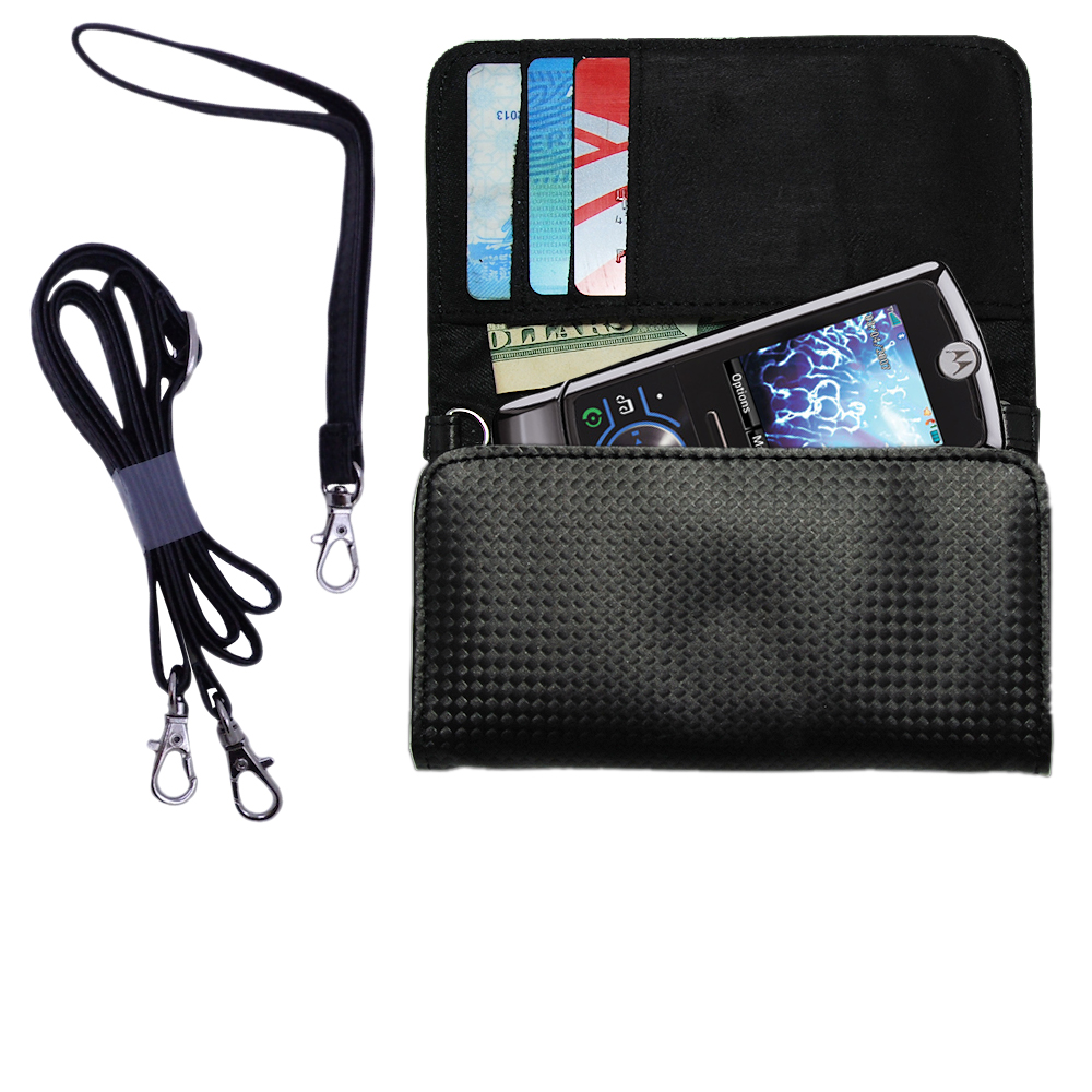 Purse Handbag Case for the Motorola ROKR Z6w  - Color Options Blue Pink White Black and Red