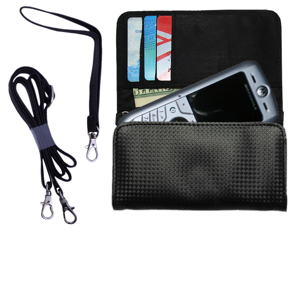 Purse Handbag Case for the Motorola SLVR  - Color Options Blue Pink White Black and Red