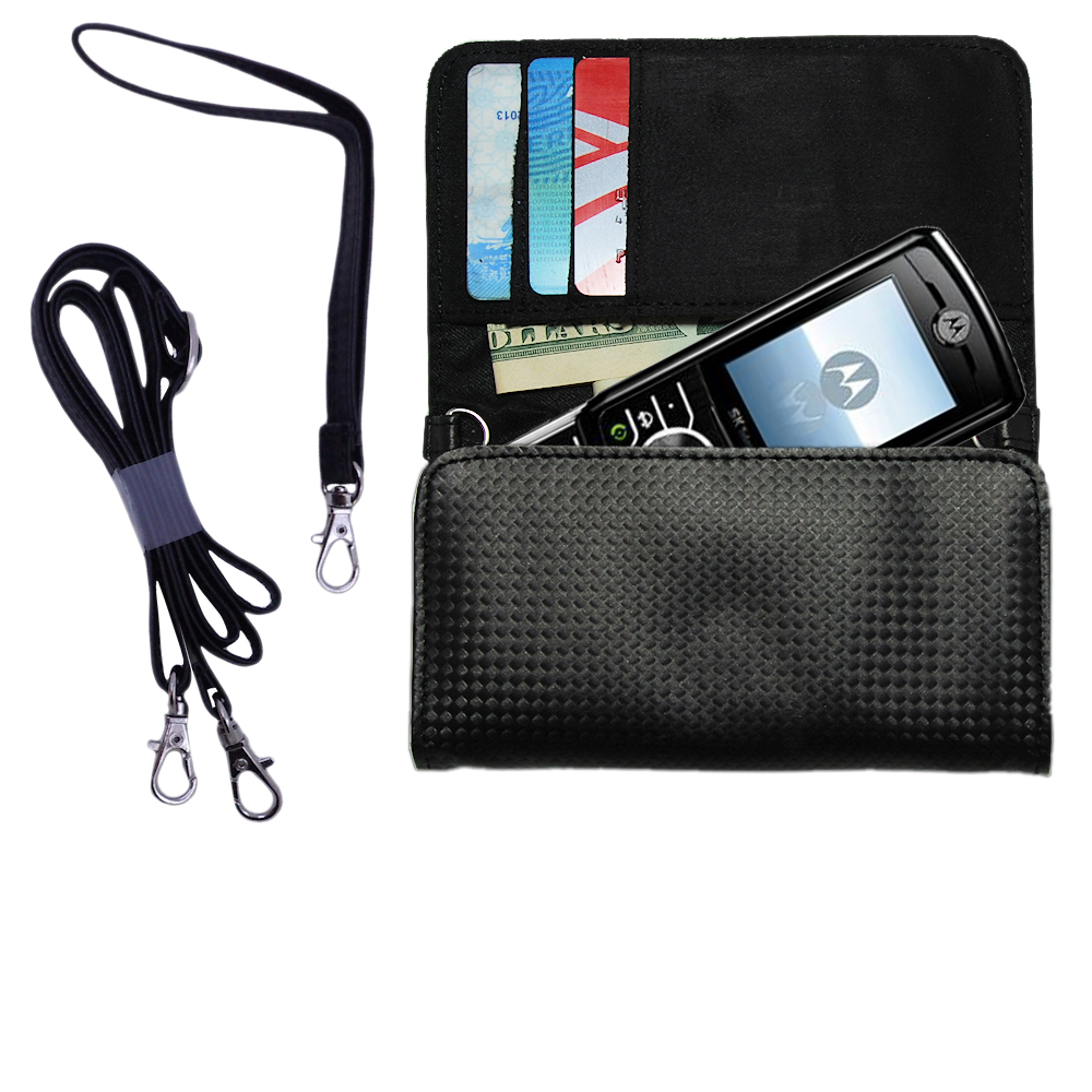 Purse Handbag Case for the Motorola Z Slider  - Color Options Blue Pink White Black and Red