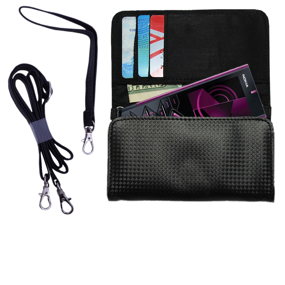 Purse Handbag Case for the Nokia 7900 Prism  - Color Options Blue Pink White Black and Red